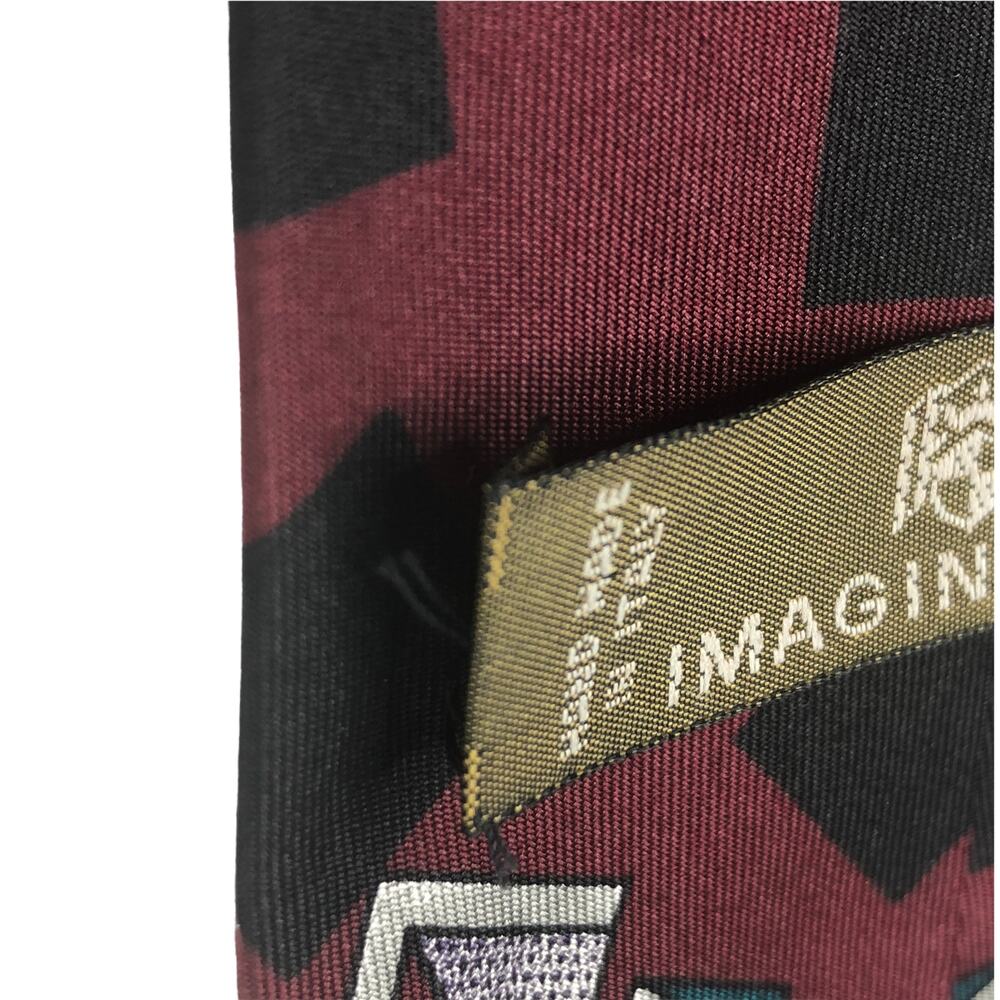 Abstract Geometric Shapes Tie - Picture 6 of 6
